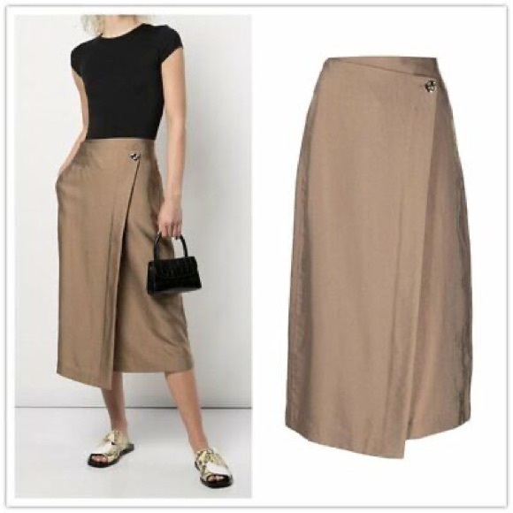 Vince Dresses & Skirts - Vince Asymmetric Wrap Skirt